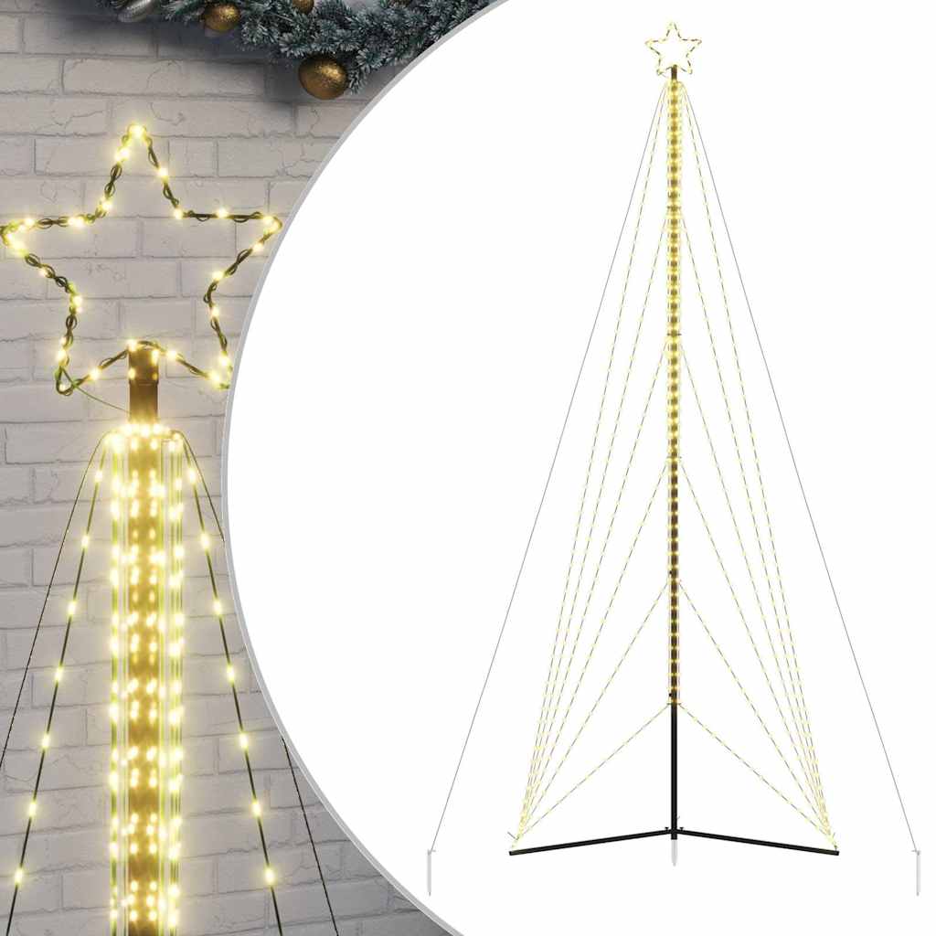 LED Weihnachtsbaum 363 LEDs Warmweiß 182 cm