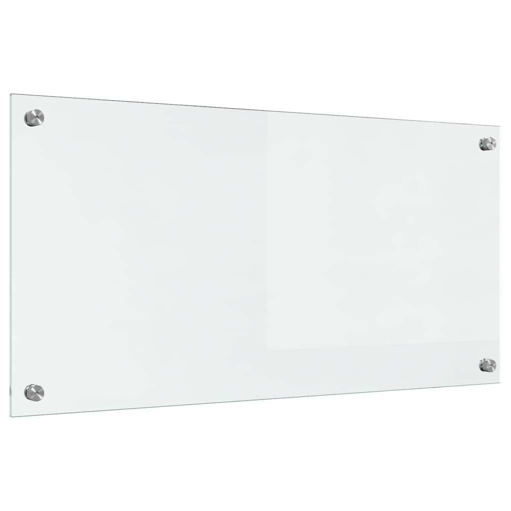 Küchenrückwand 2 pcs Weiß 70 x 40 cm Gehärtetes Glas