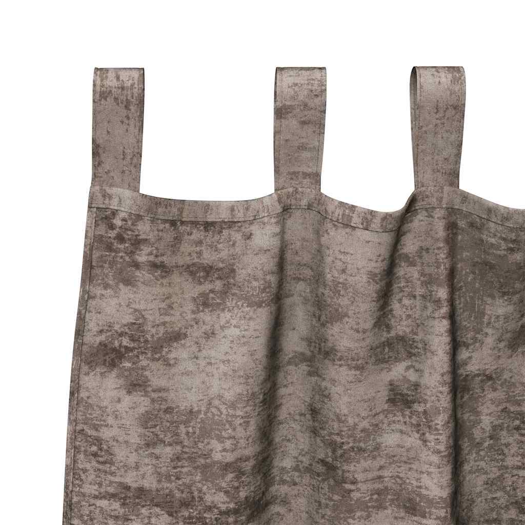 Samtvorhänge mit Vorhängen 2 pcs Weinrot 140 x 140 cm Samt