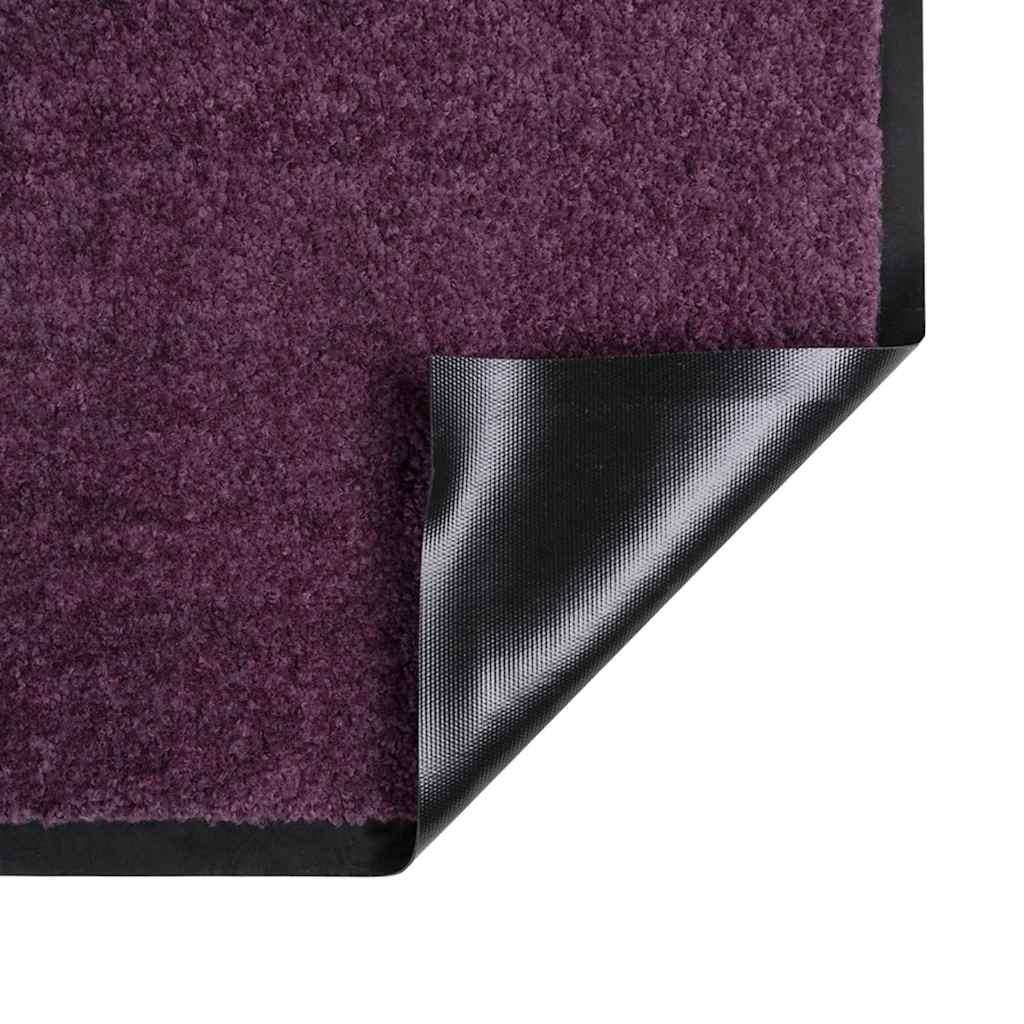 Fußmatte Anthrazit 60 x 40 x 1,2 cm Teddystoff