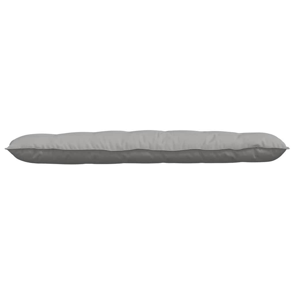 Rückenkissen Hellgrau 50 x 19 x 45 cm Stoff
