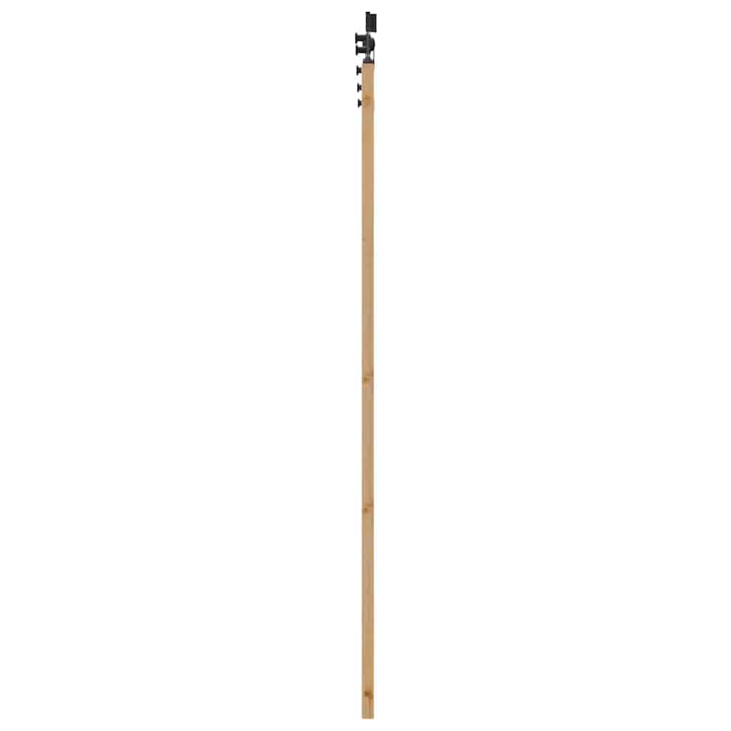 Schiebetür ORKDAL Natürlich und Schwarz 61 x 198,5 cm