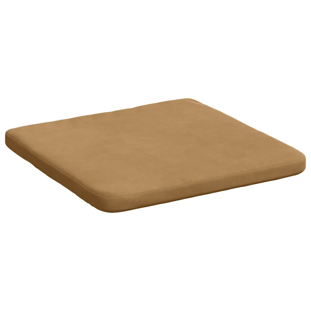 Sitzkissen 4 pcs Blau 40 x 40 x 3 cm Samt