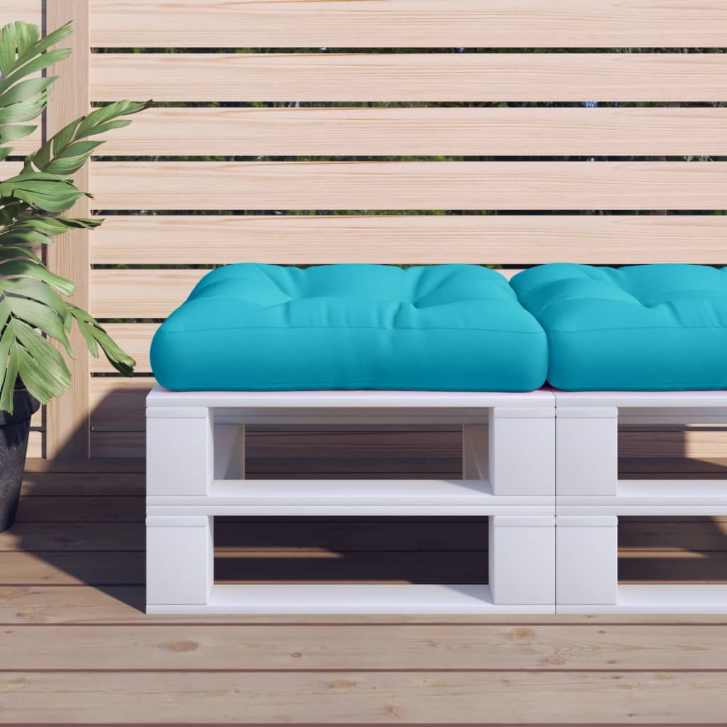 Palettenkissen Anthrazit 50x50x12 cm Stoff