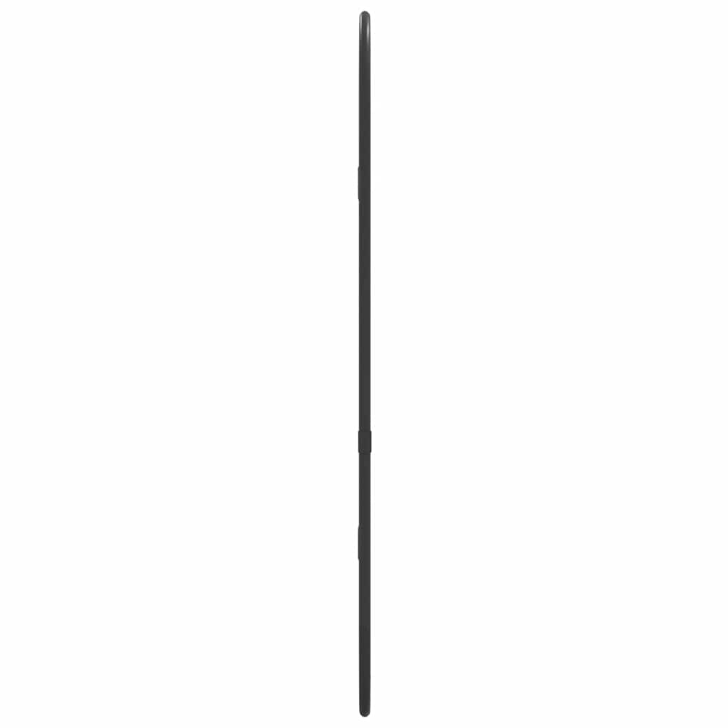 Wandspiegel Silbern 50x20 cm Oval