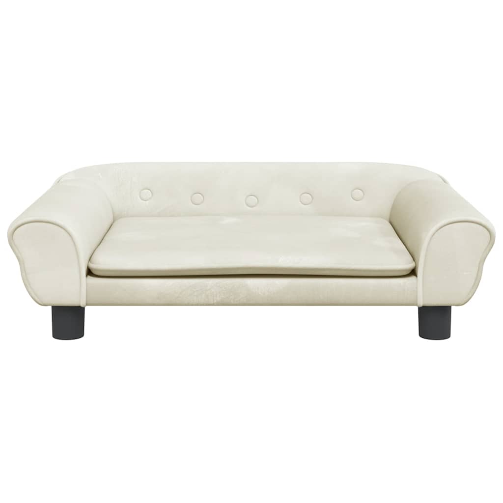 Hundebett Blau 100x50x21 cm Samt