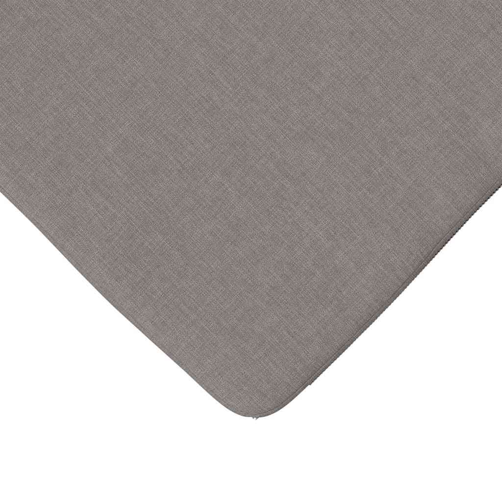 Sitzkissen 4 pcs Hellgrau 40 x 40 x 3 cm Stoff