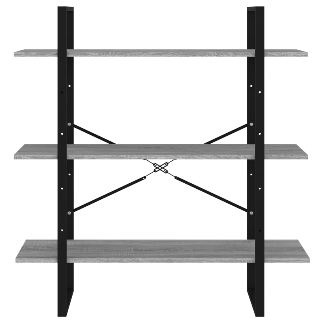 Bücherregal Weiß 100x30x105 cm Holzwerkstoff