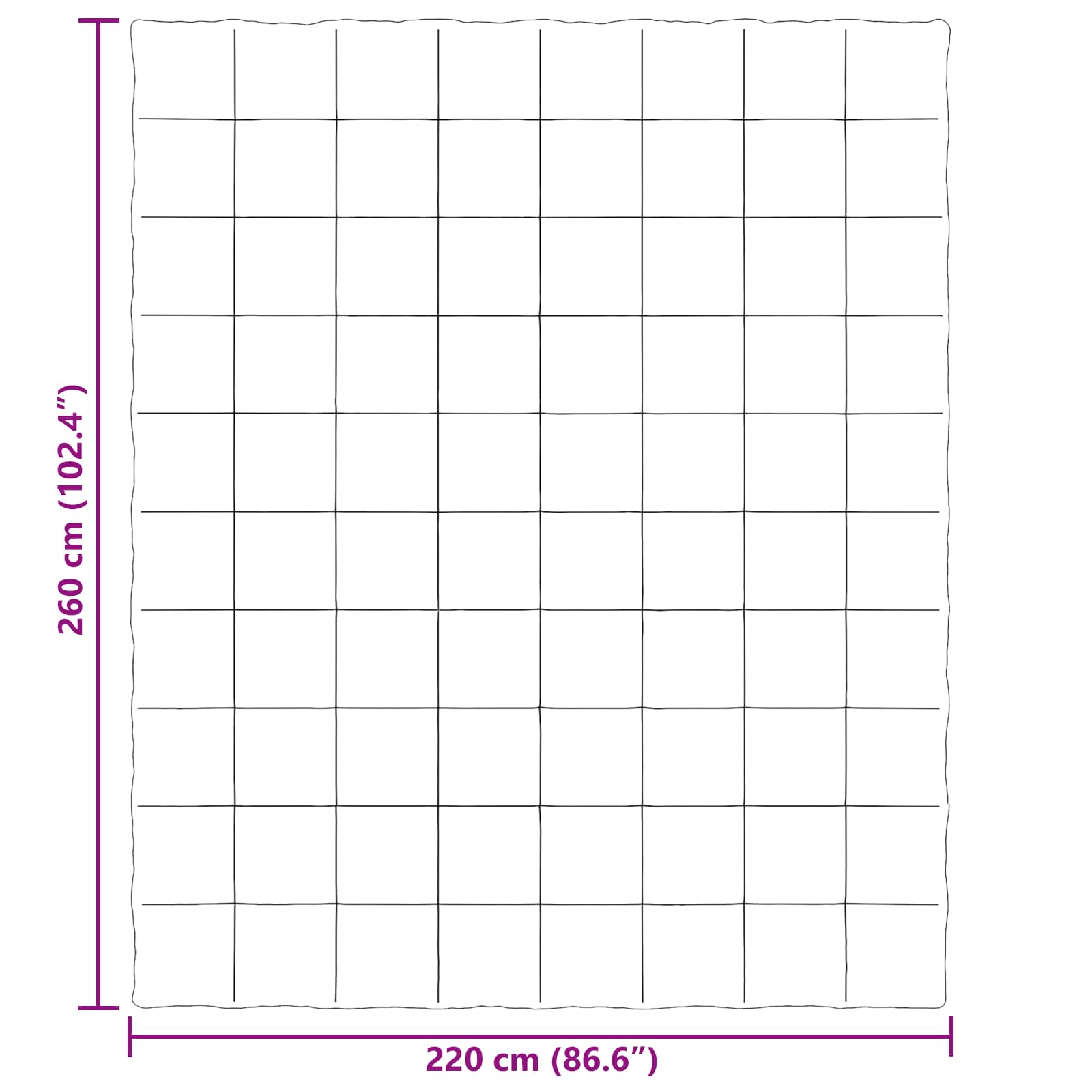 Ganzjahresbettdecke Anthrazit 135 x 200 cm Mikrofaser