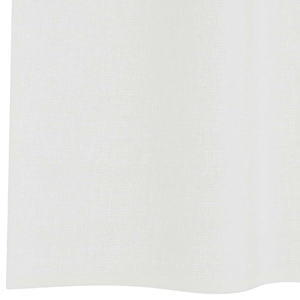 Voile Vorhänge mit Ösen 2 Stk. Apfelgrün 140x140 cm