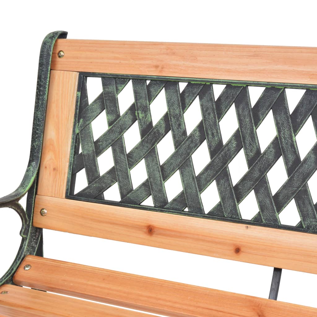 Gartenbank 122 cm Massivholz Tanne