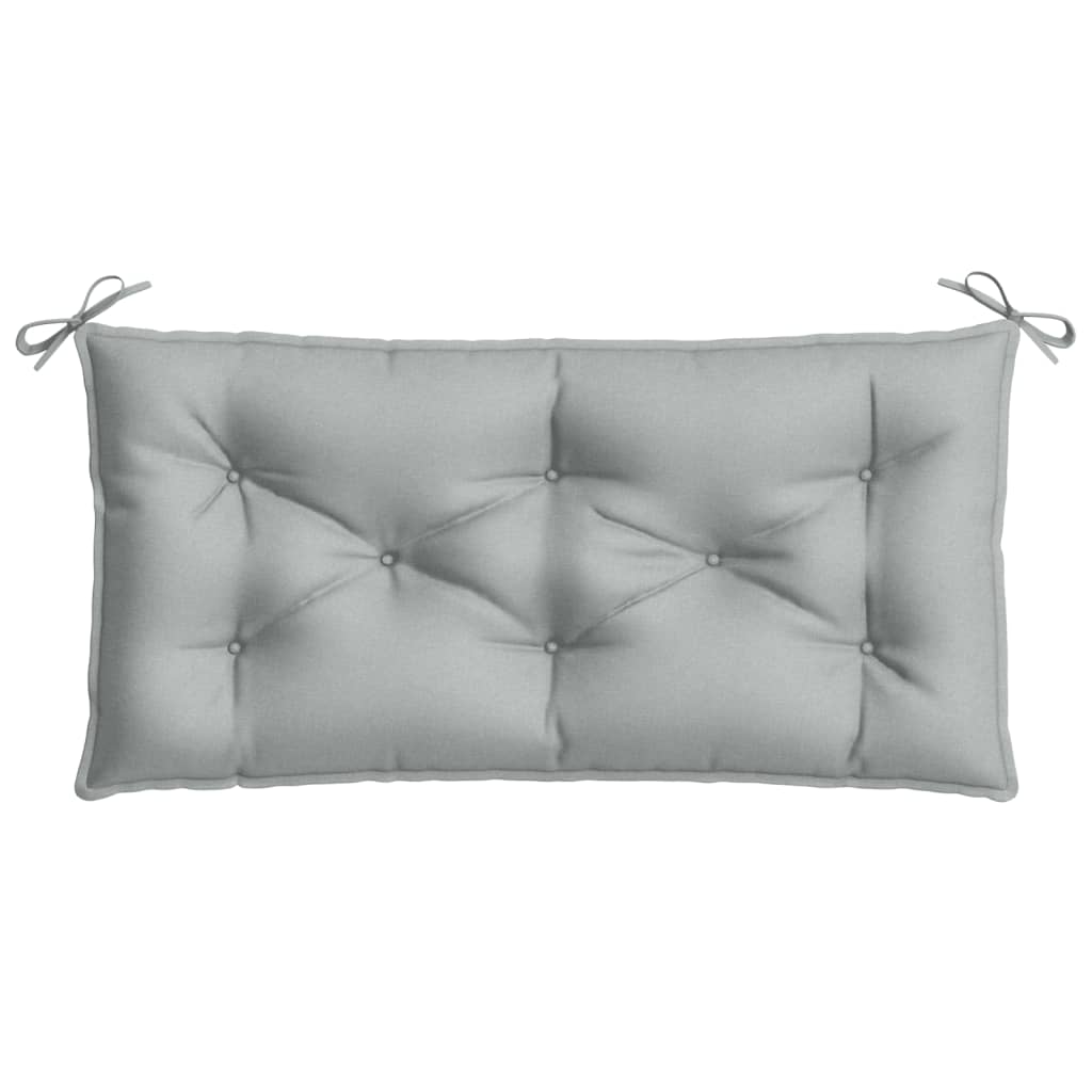 Gartenbank-Auflage Melange Anthrazit 100x50x7 cm Stoff