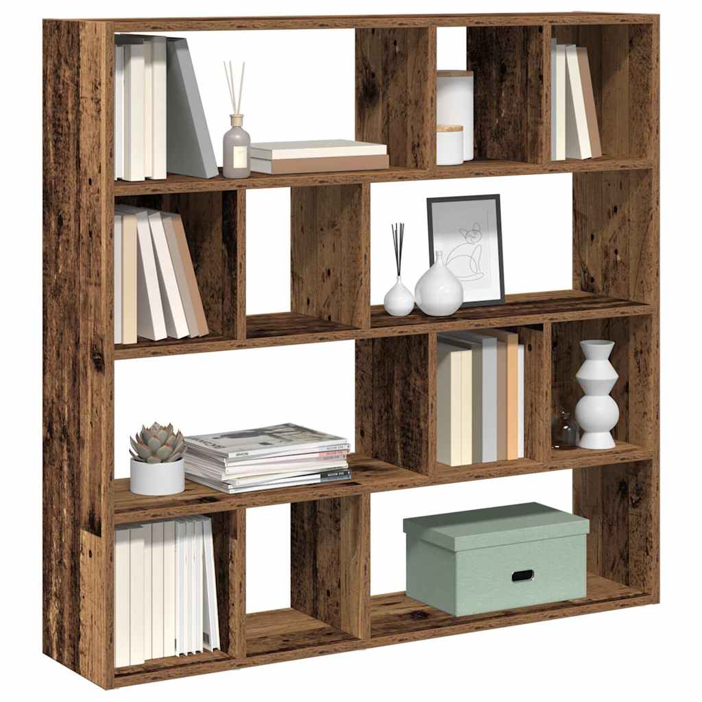 Bücherregal/Raumteiler Weiß 105x24x102 cm