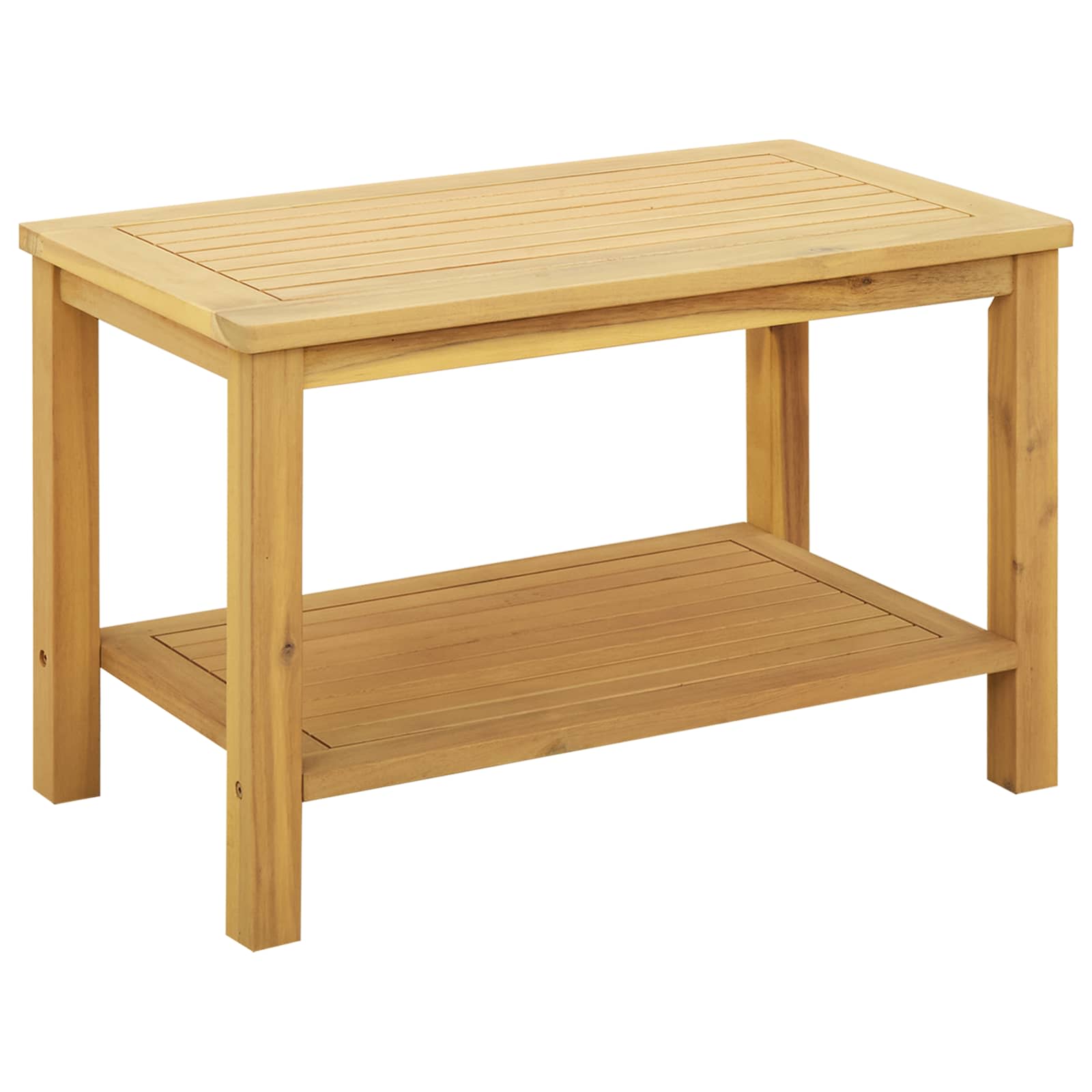 Beistelltisch Öl-Natur 70 x 40 x 45 cm Massivholz Akazie