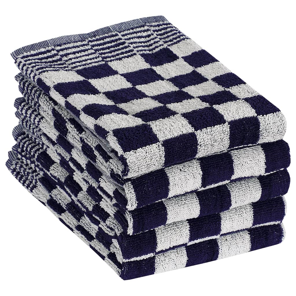 10-tlg. Handtuch-Set Schwarz und Grau Baumwolle
