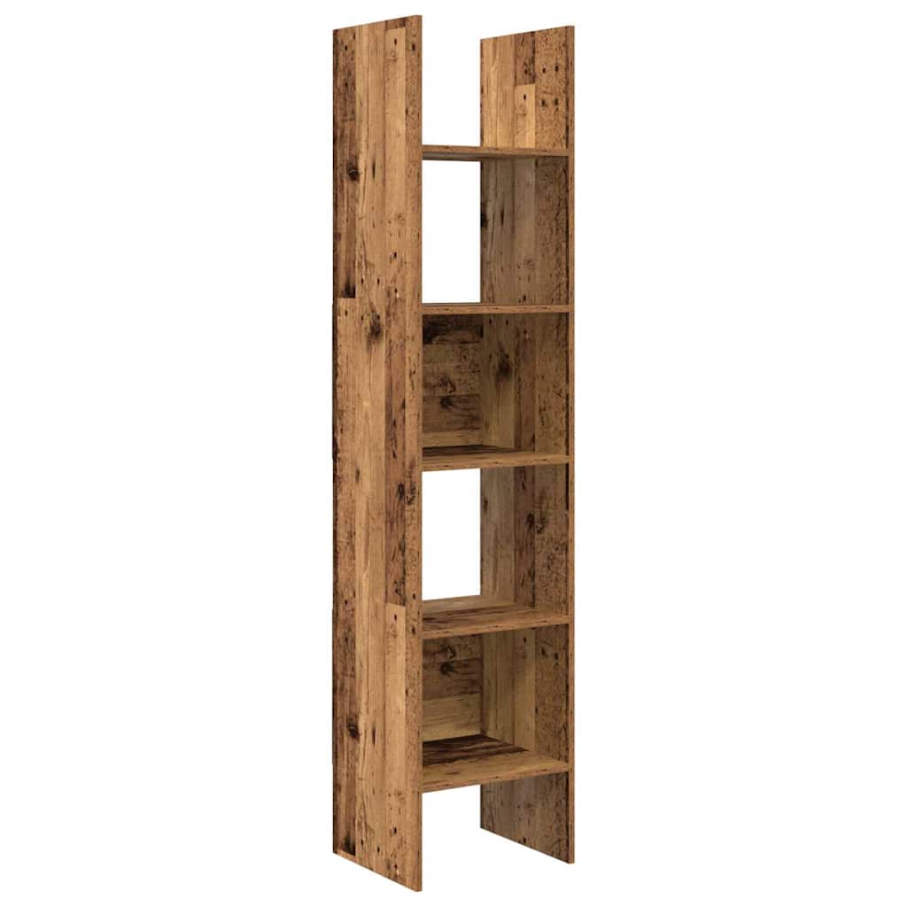 Bücherregal Weiß 40x35x180 cm Holzwerkstoff