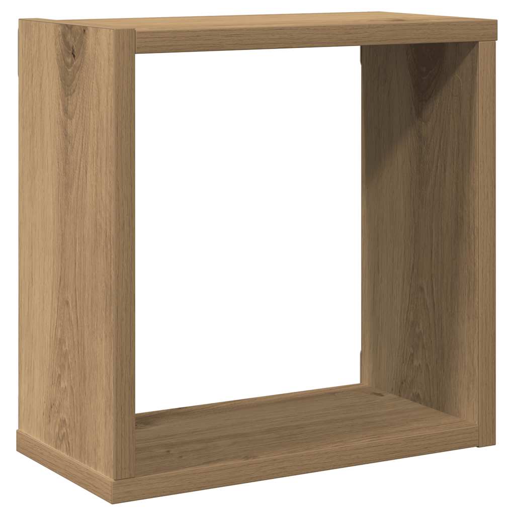 Würfelregale 2 Stk. Weiß 30x15x30 cm