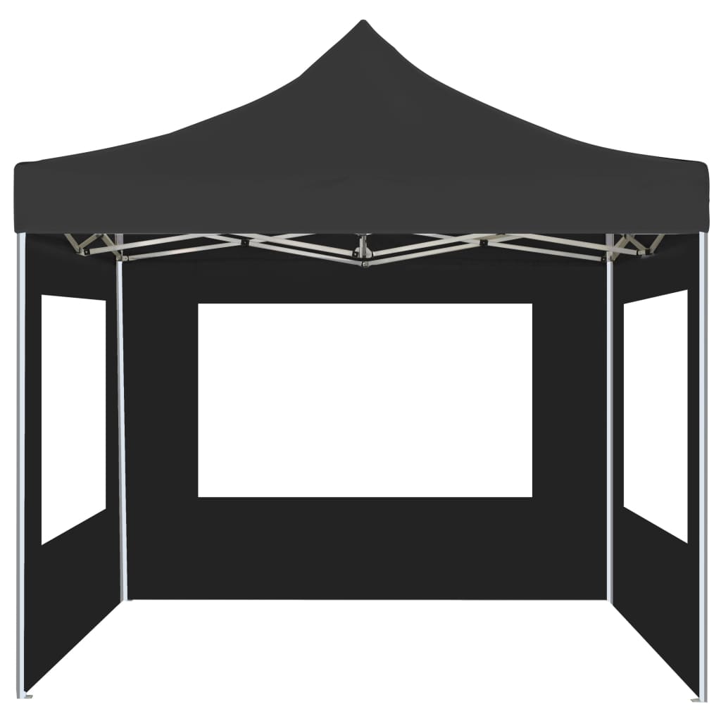 Profi-Partyzelt Faltbar Aluminium 2x2 m Anthrazit