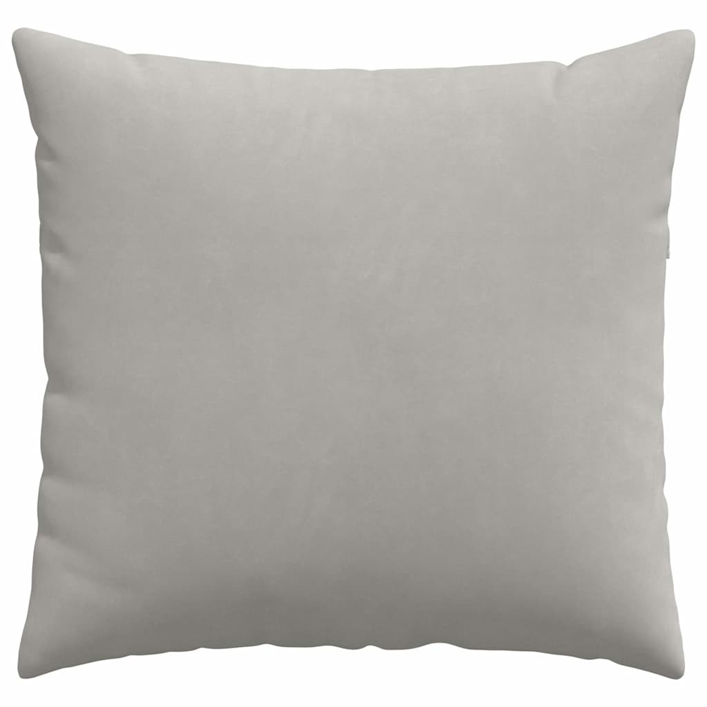 Sofakissen 2 Stück Taupe 50 x 30 cm Stoff