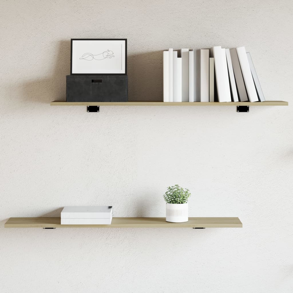 Bücherregal-Bretter 4 Stk. Weiß 40x10x1,5 cm Holzwerkstoff