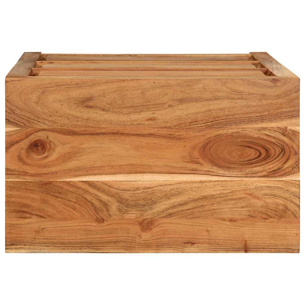 Schubladenschrank 60x33x75 cm Massivholz Akazie