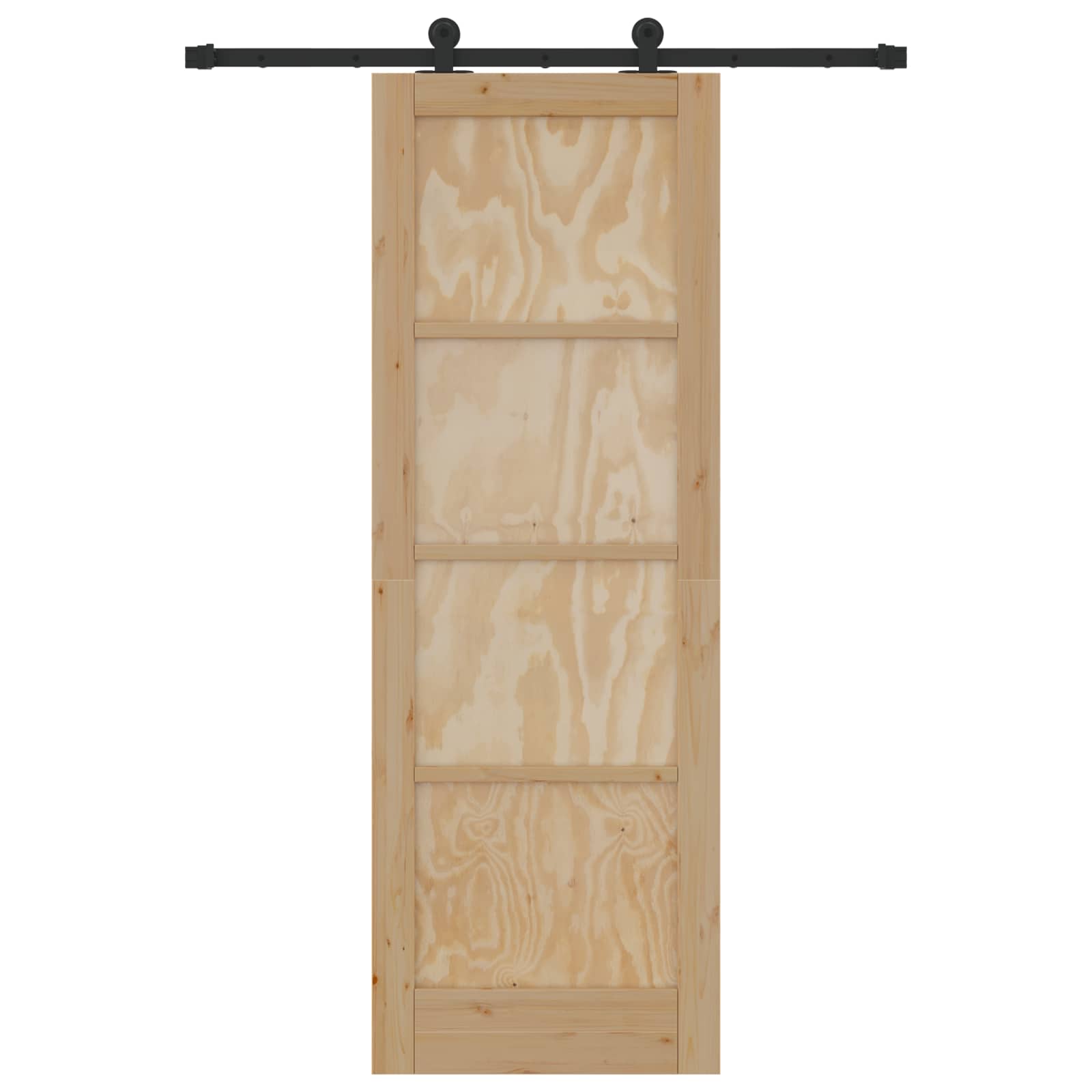 Schiebetür ORKDAL Natur 61 x 198,5 cm Massives Kiefernholz