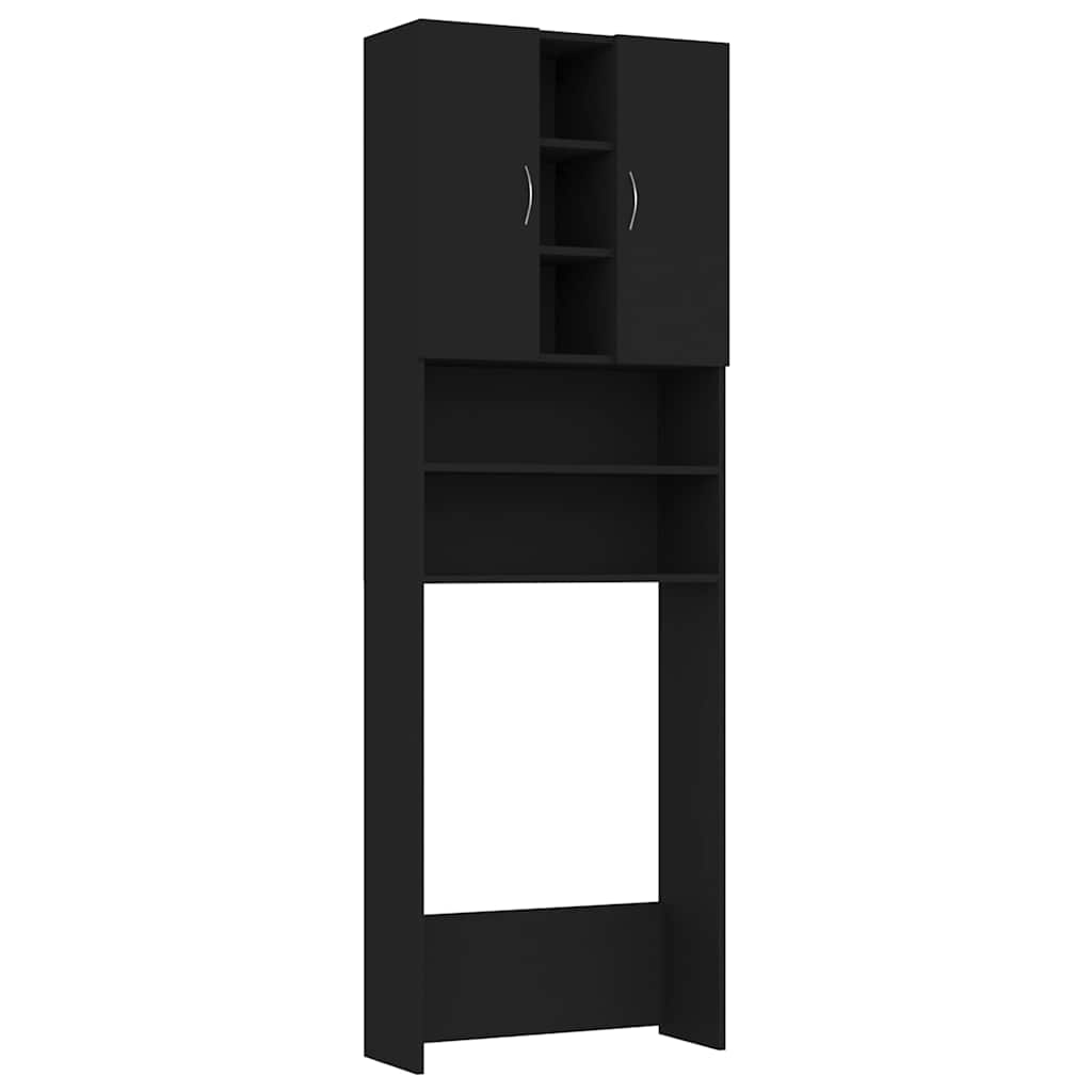Waschmaschinenschrank Weiß 64x25,5x190 cm