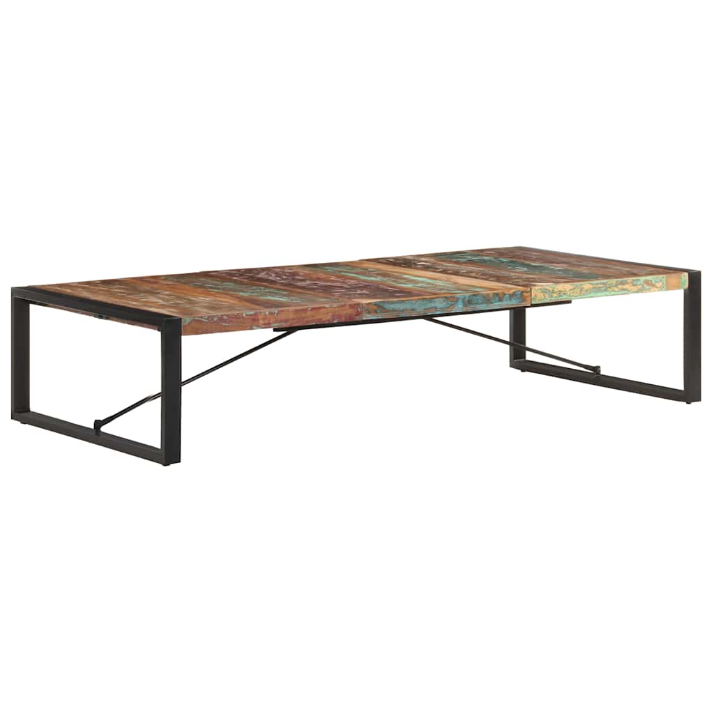 Couchtisch 140x140x40 cm Raues Mangoholz