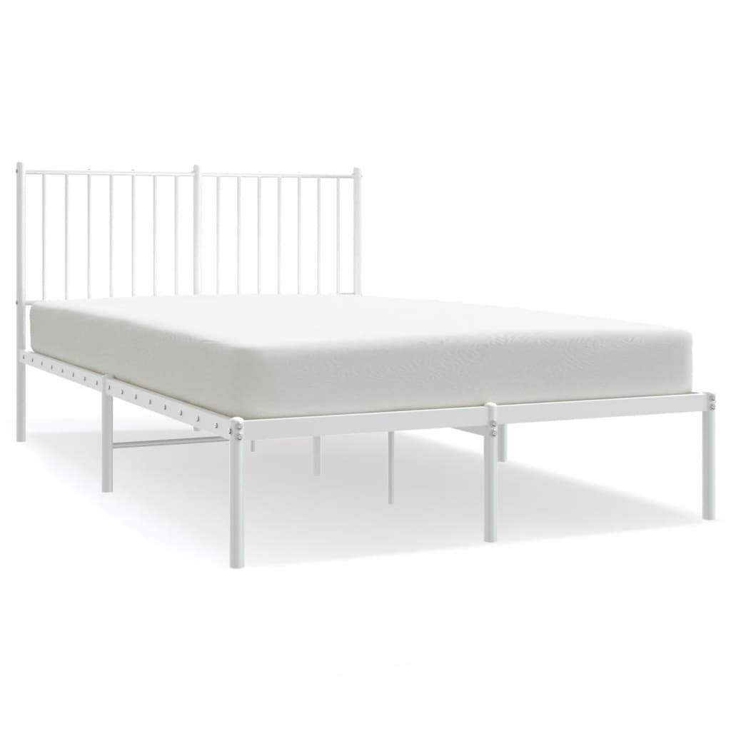Bettgestell Metall Schwarz 75x190 cm