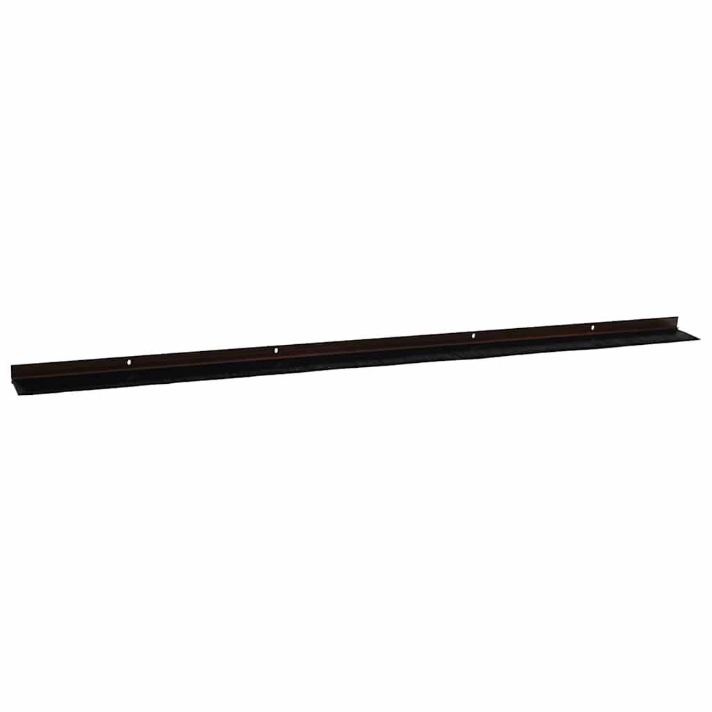 Aufsteck Türbürstendichtungen 2 pcs Braun 100 cm