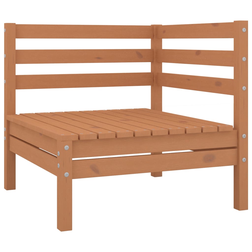 10-tlg. Garten-Lounge-Set Massivholz Kiefer