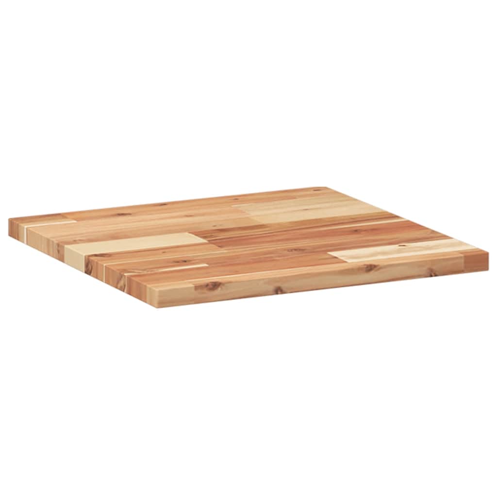 Tischplatte Rund Ø40x2 cm Massivholz Akazie