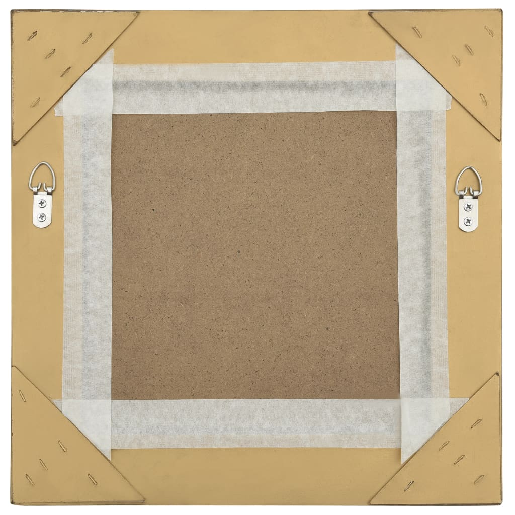 Wandspiegel im Barock-Stil 50x40 cm Weiß
