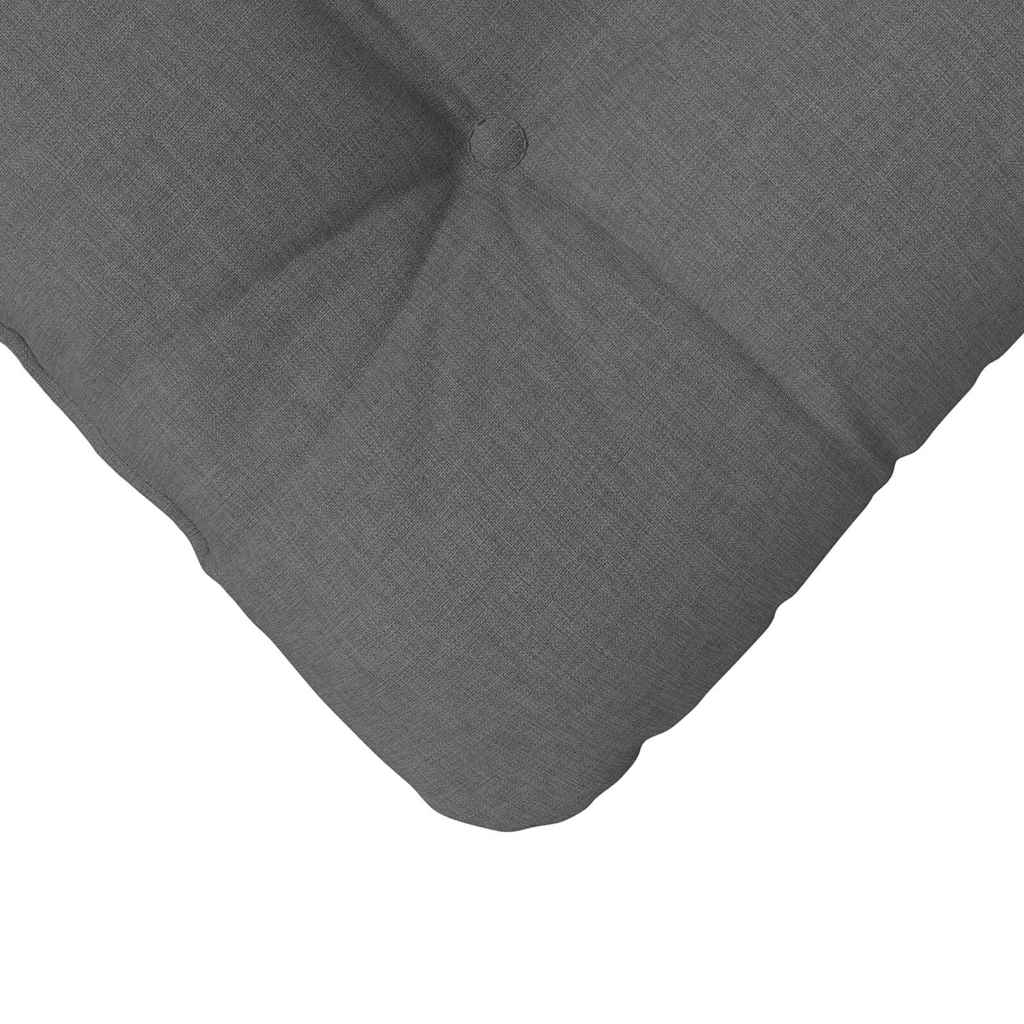 Sitzkissen 4 pcs Hellgrau 40 x 40 x 12 cm Stoff