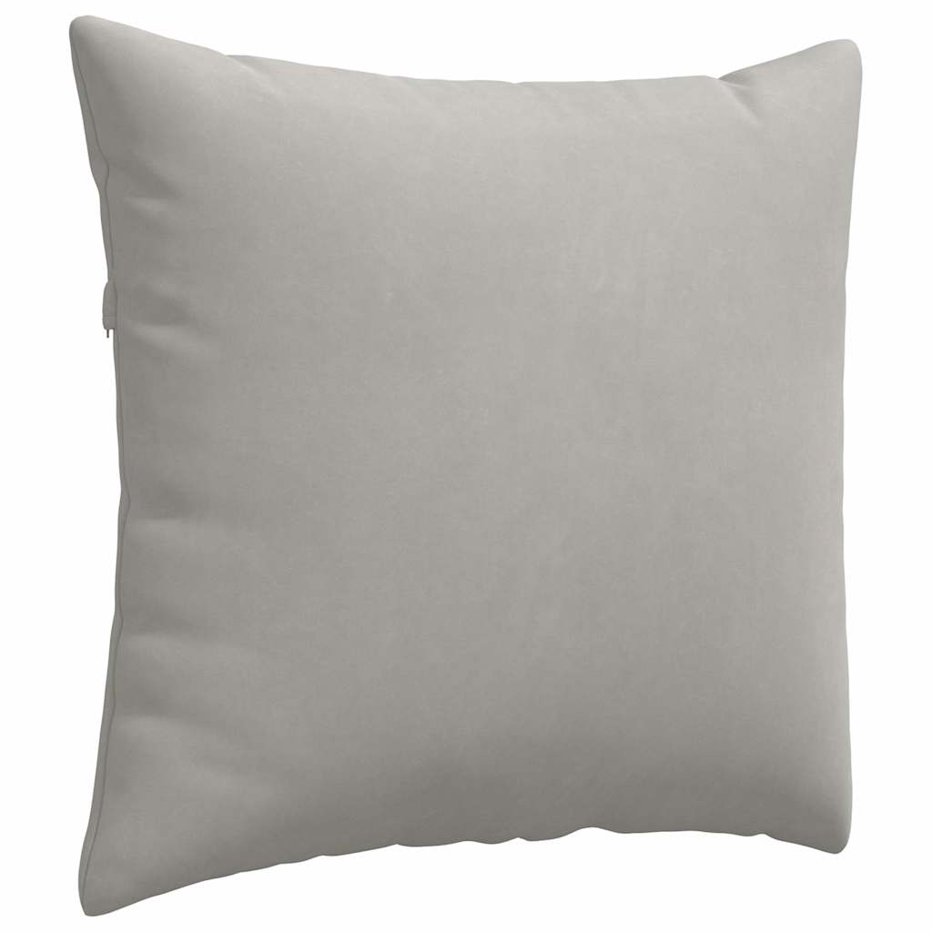 Sofakissen 2 Stück Taupe 50 x 30 cm Stoff