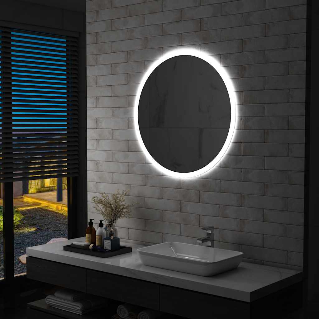 Badezimmerspiegel mit LED 70 cm