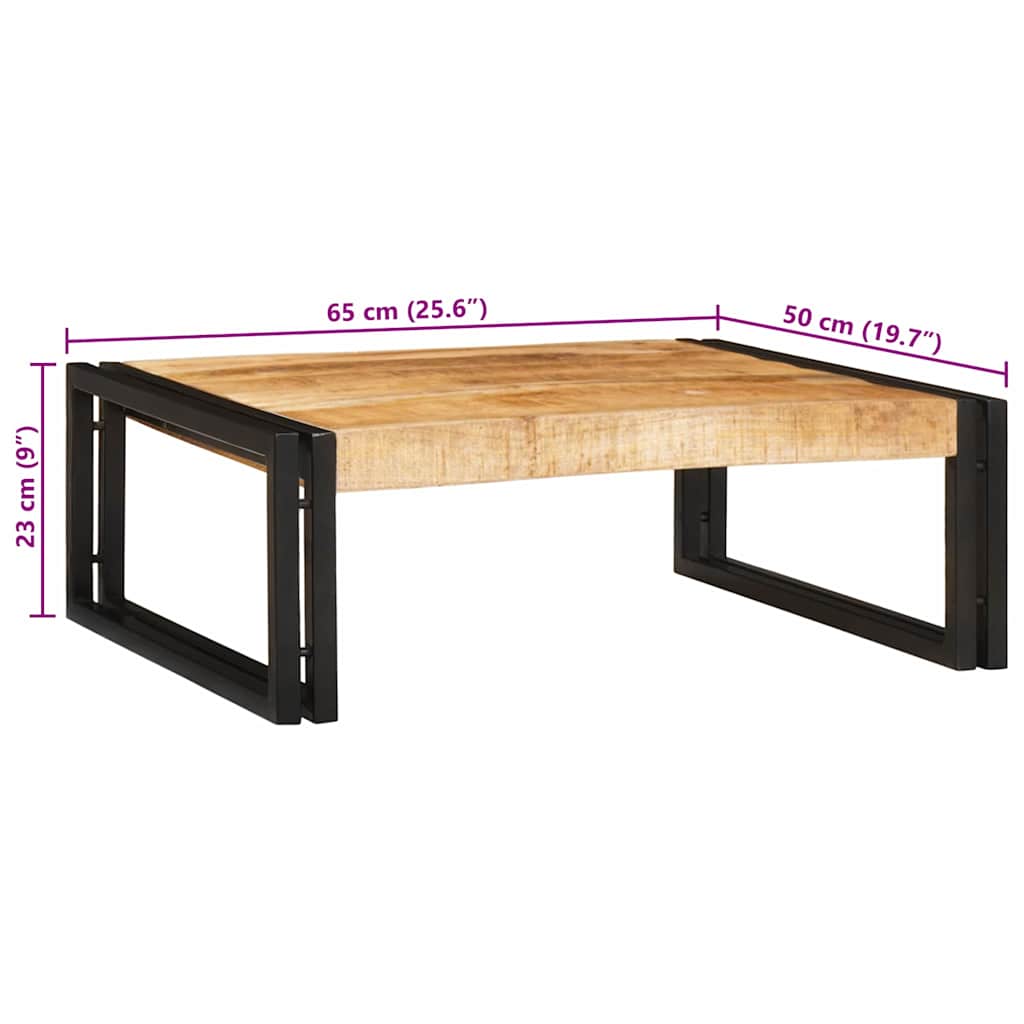 Badregal für Braun 40 x 50 x 23 cm Massives rohes Mangoholz