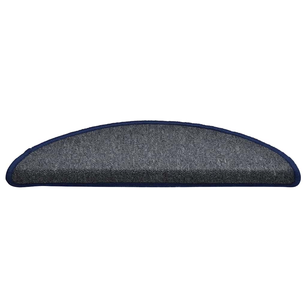 Stufenmatten 15 Stk. 56x17x3 cm Anthrazit Halbrund
