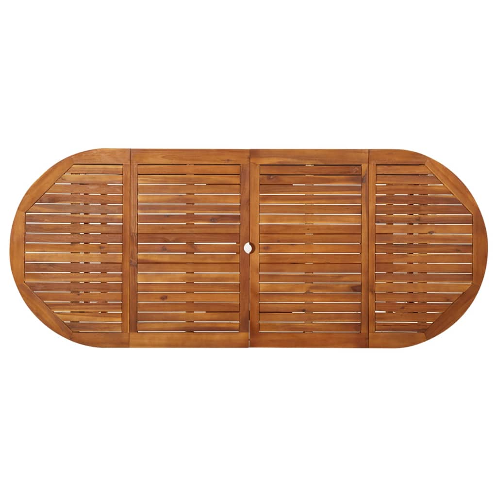 Garten-Esstisch 180x90x75 cm Massivholz Akazie