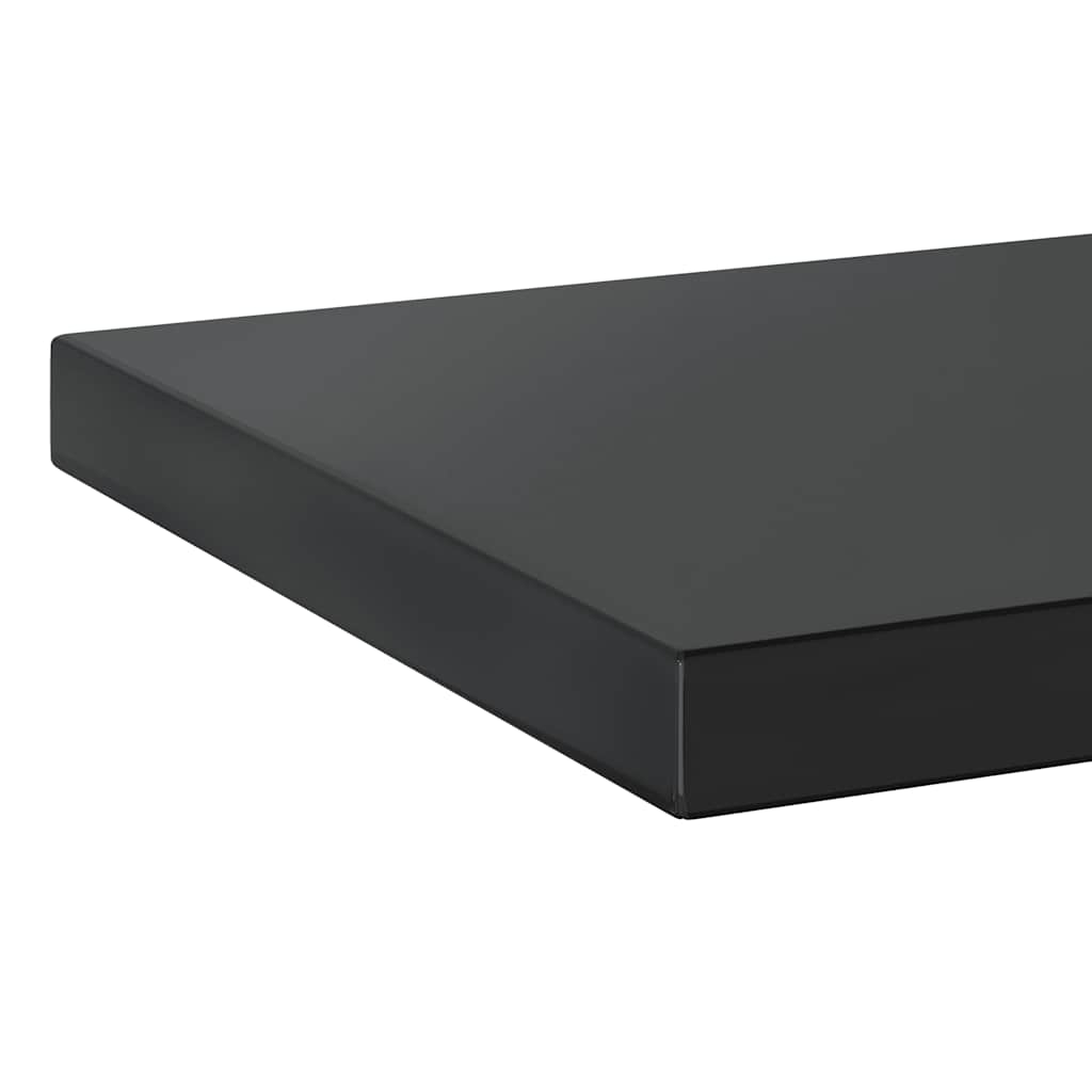 Wandregale 2 Stk. 100x40 cm Silbern Edelstahl
