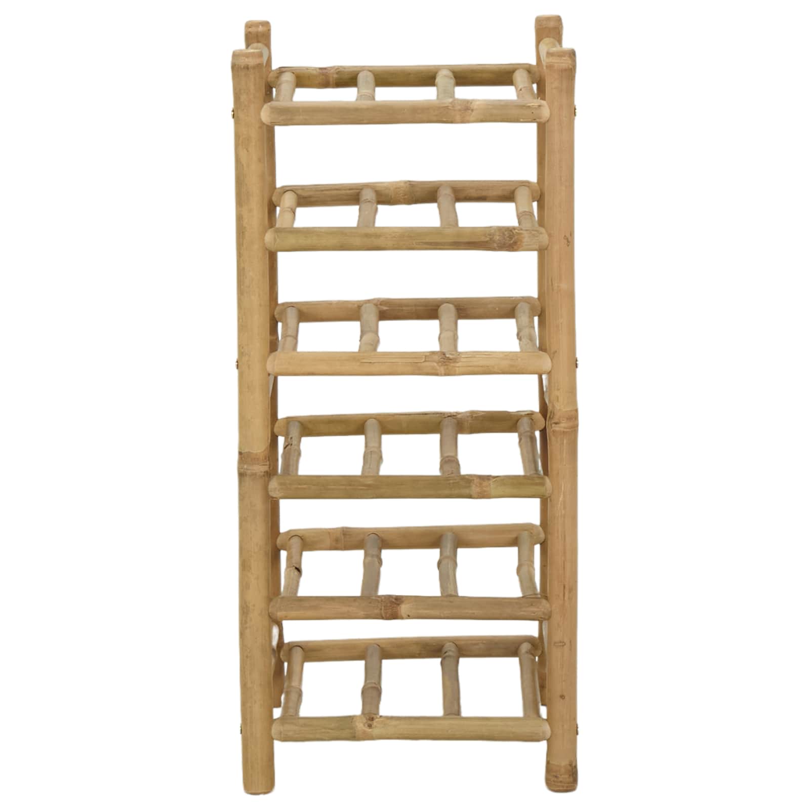 Weinregal Natur 32,5 x 29,5 x 36 cm Bambus