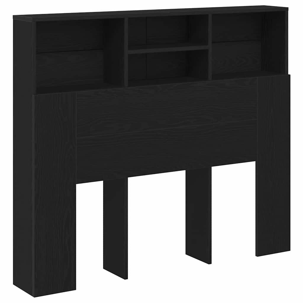 Bett-Kopfteil mit Ablagen Weiß 100x19x103,5 cm