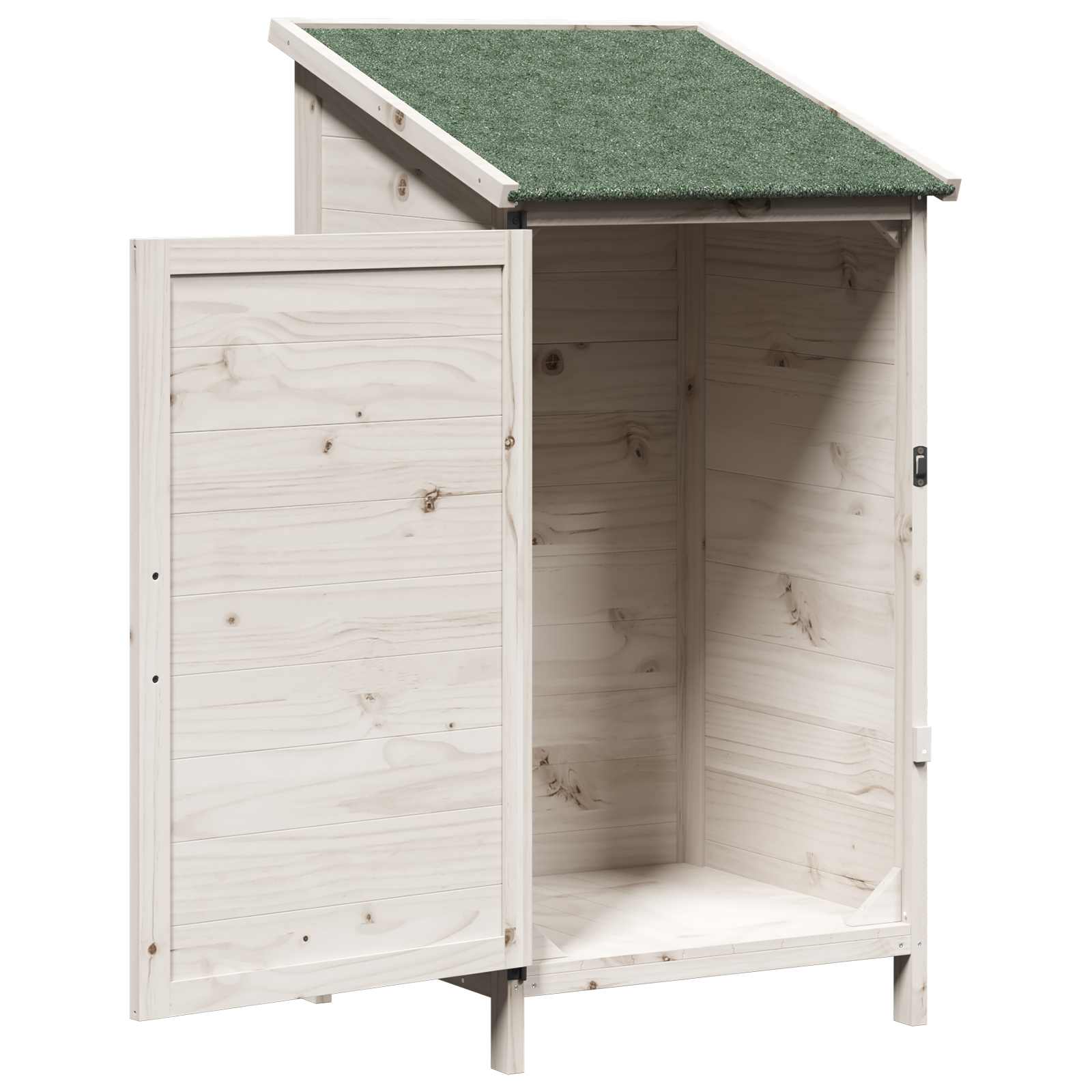 Gartenschuppen Natur 59,5 x 56 x 113,5 cm Massivholz aus Fichte