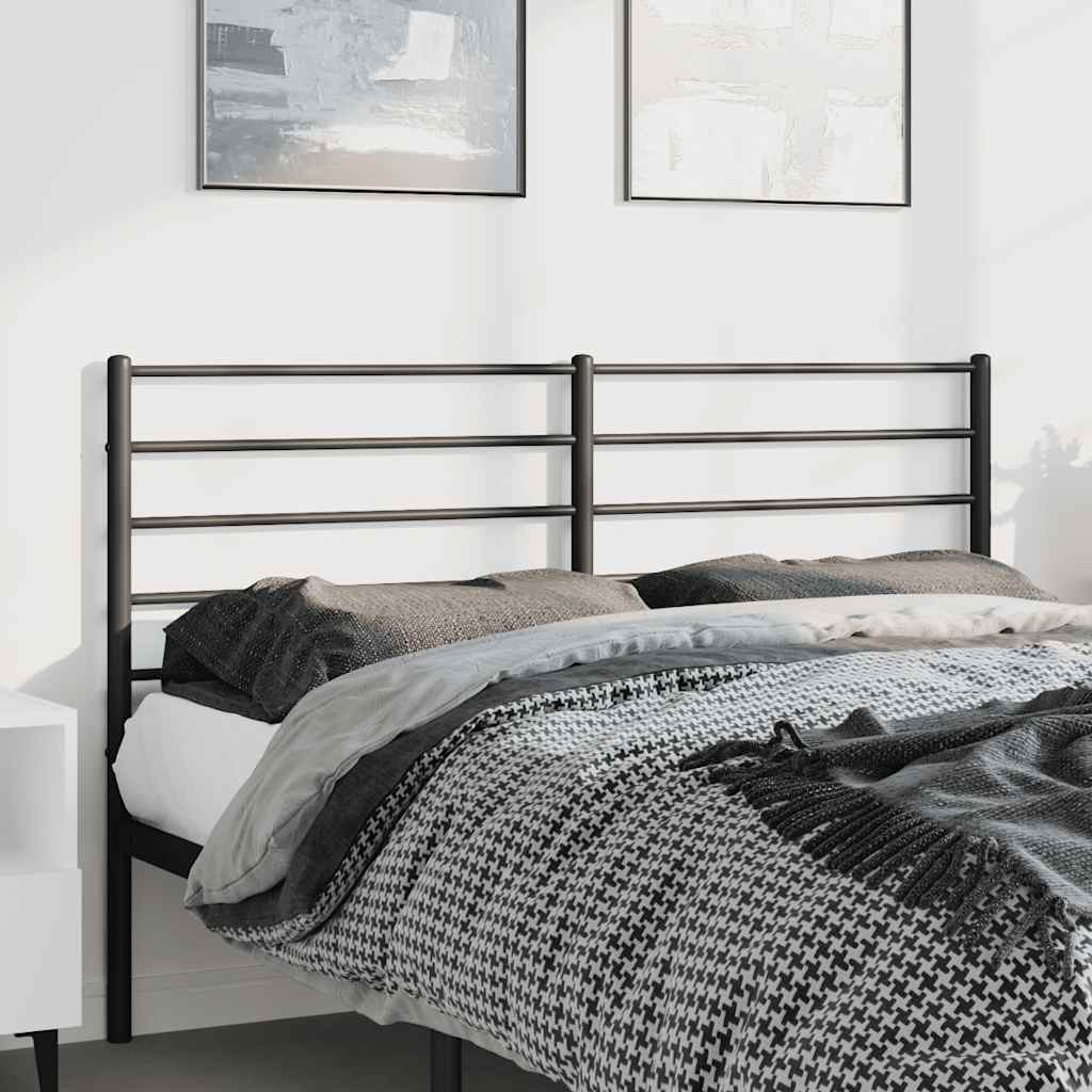 Ersatz-Kopfteil Metall Schwarz 80 cm