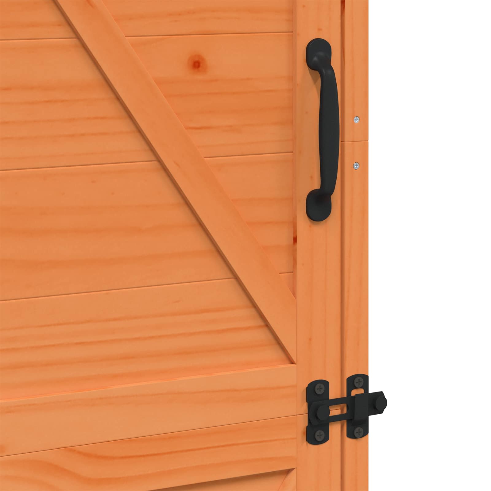 Gartenschuppen Natur 59,5 x 56 x 113,5 cm Massivholz aus Fichte