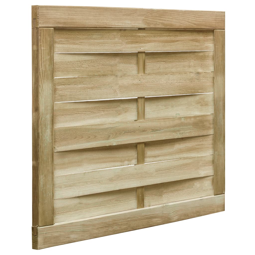 Gartentor Imprägniertes Kiefernholz 100x75 cm Grün