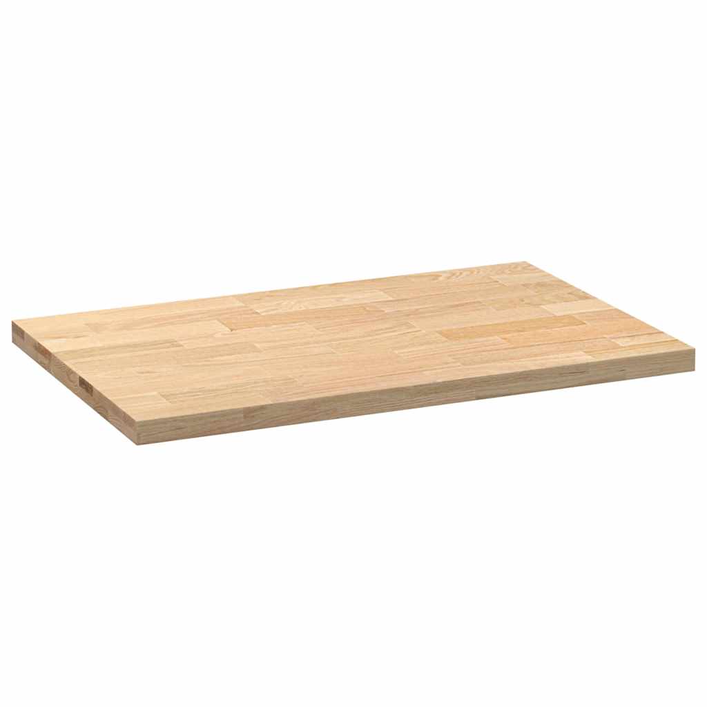 Küchenarbeitsplatte 40x63,5x2,7 cm Massivholz Eiche Rechteckig
