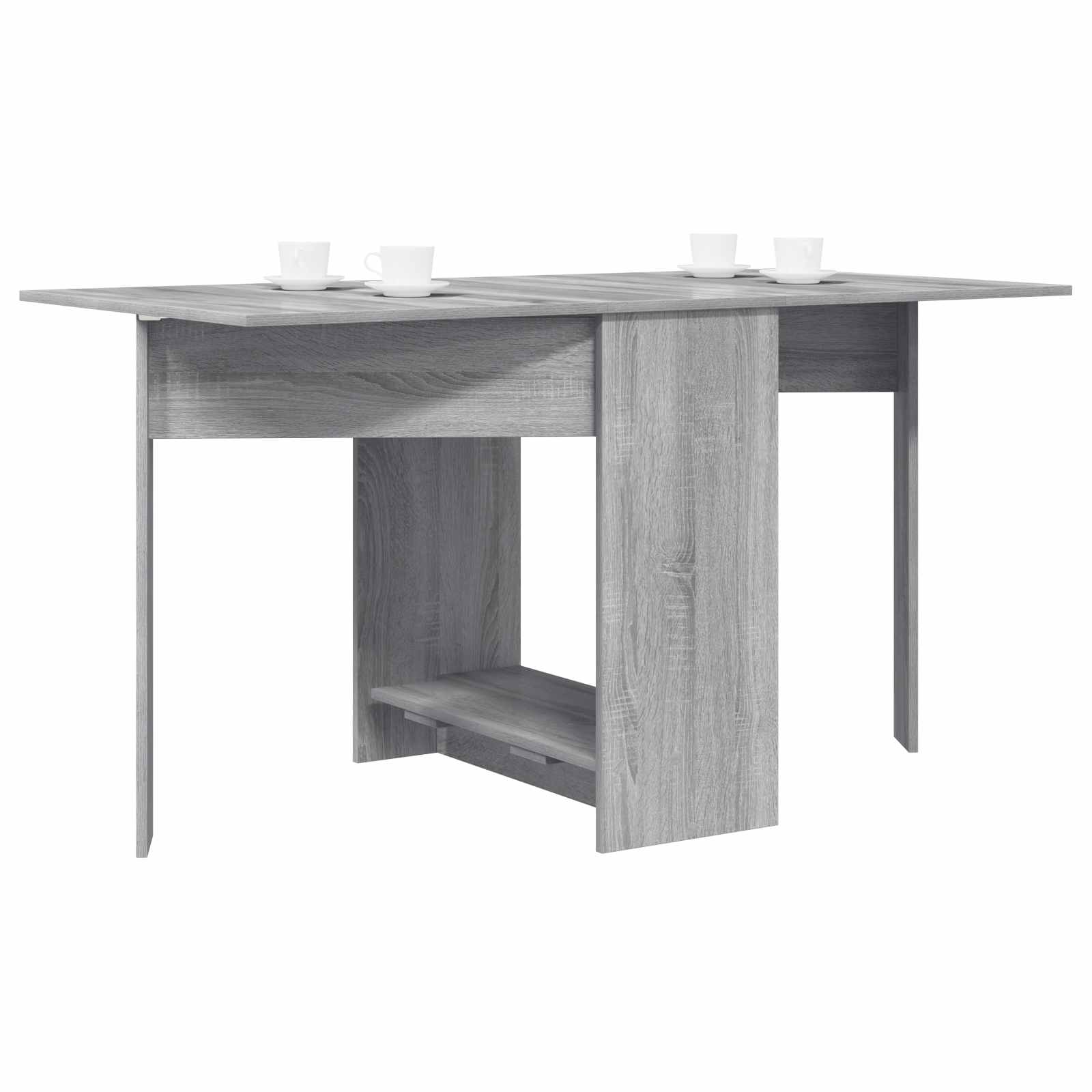 Esstisch 138 x 70 x 73,5 cm Holzwerkstoff Weiß Rechtwinklig