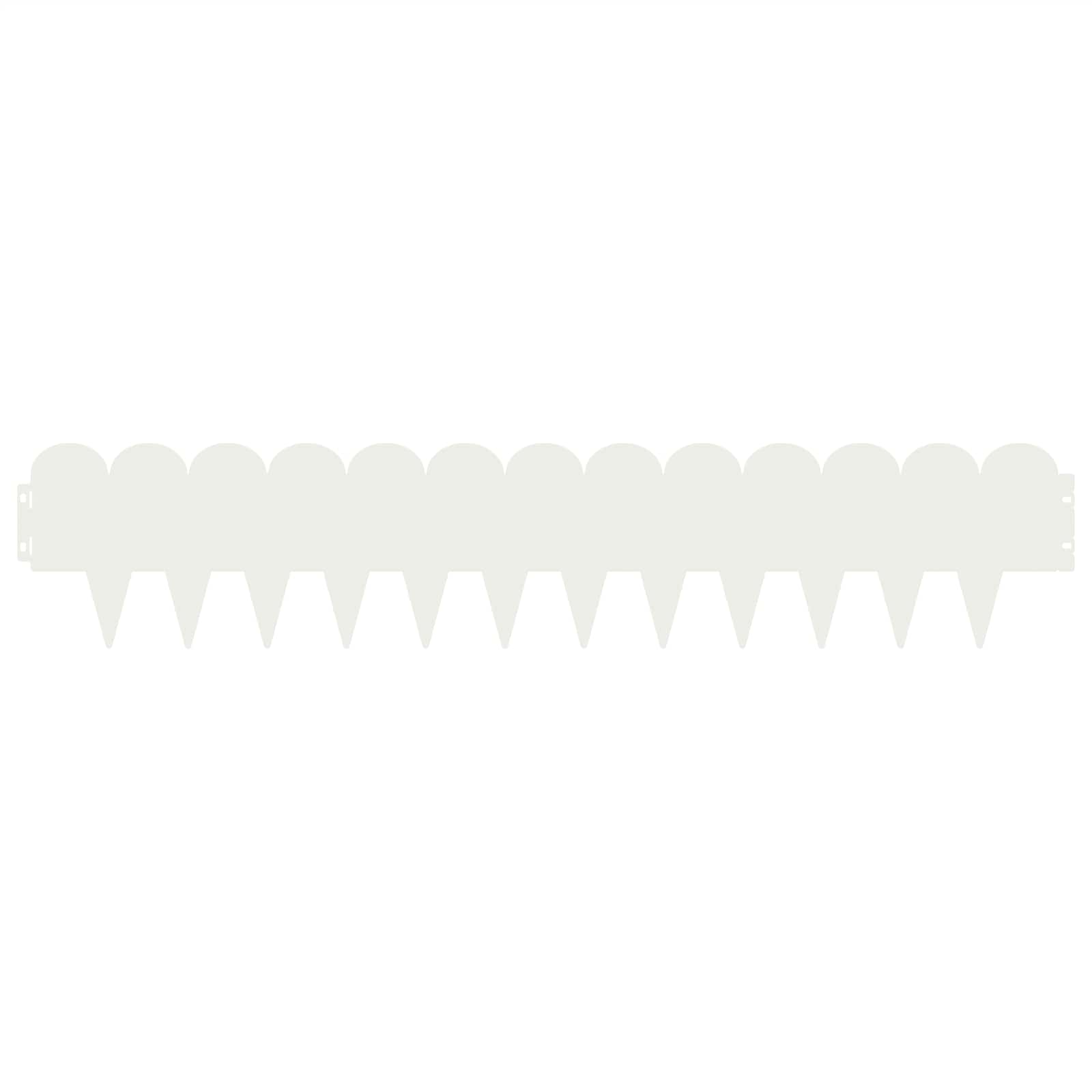 Raseneinfassung 10 pcs 103 x 15 cm Stahl Schwarz