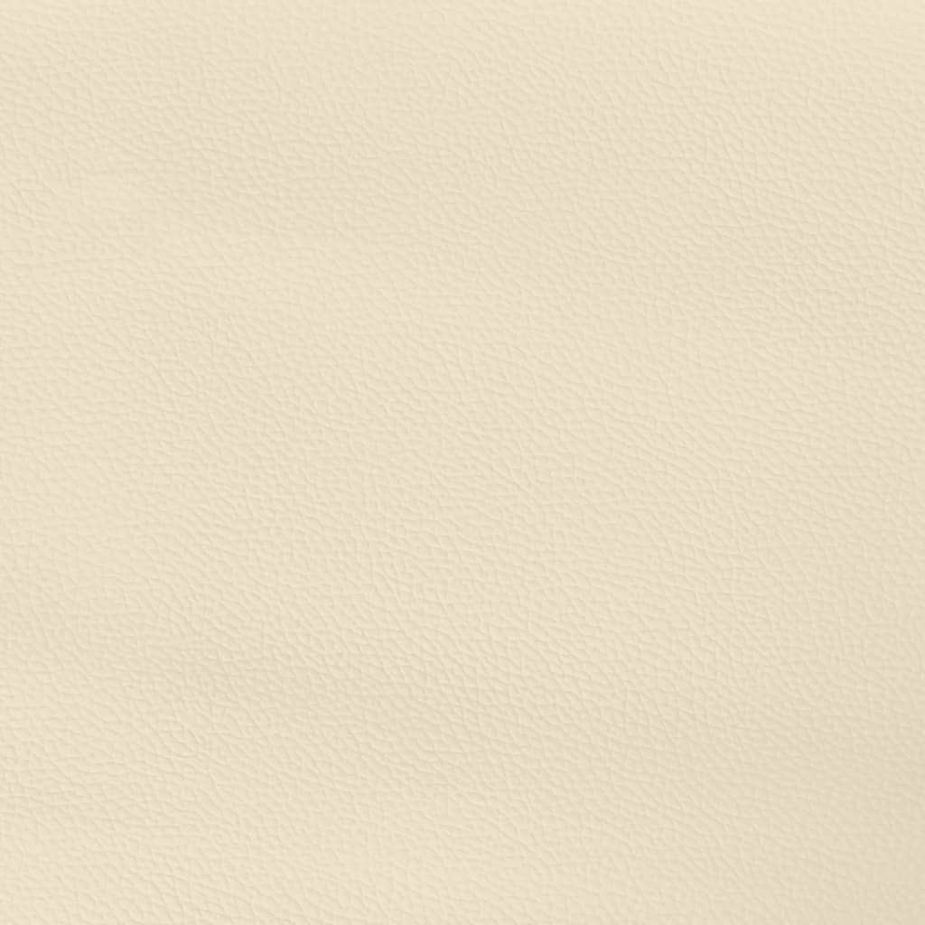 Taschenfederkernmatratze Mittel Schwarz 80x200x20 cm Kunstleder